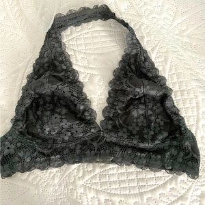 Free People Lace Halter Bra ~ Medium